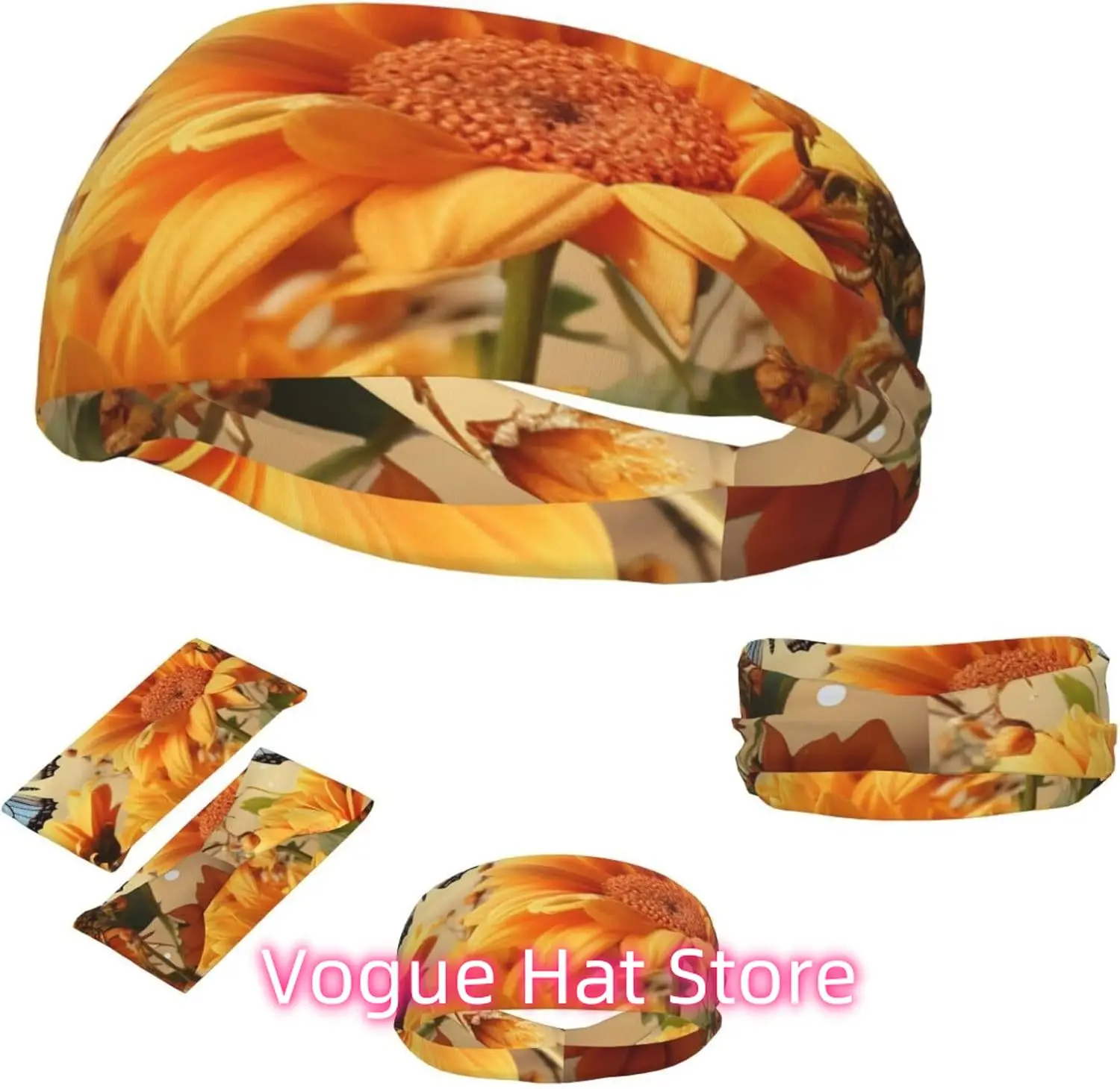 Sports Headband for Men Women Moisture Wicking Athletic Sweatband Cute Sunflower and Butterfly Workout Sweat Bands Non Slip Head
Sports Headband for Men Women Moisture Wicking Athletic Sweatband Cute Sunflower and Butterfly Workout Sweat Bands Non Slip Head