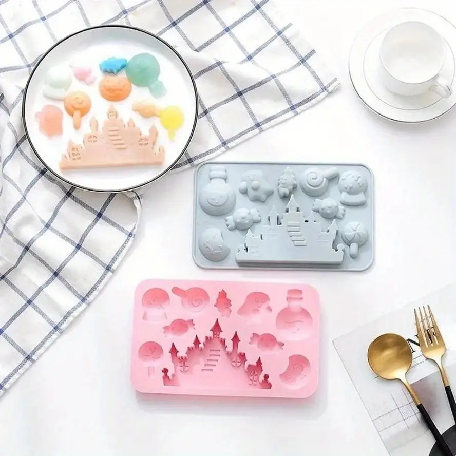 1 Pcs Halloween DIY Chocolate Silicone Mold Biscuit Cake Holiday Baking Tools Christmas Gifts Cartoon Shaped Cuisine
1 Pcs Halloween DIY Chocolate Silicone Mold Biscuit Cake Holiday Baking Tools Christmas Gifts Cartoon Shaped Cuisine