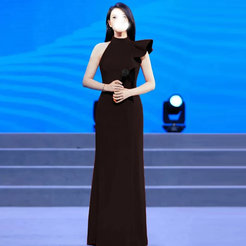 Ele Bla High-End Evening Gown Women's Luxury Wedding Dr Fi Tail Sle Formal Ball Gown Premium Sensation Host Dr
Ele Bla High-End Evening Gown Women's Luxury Wedding Dr Fi Tail Sle Formal Ball Gown Premium Sensation Host Dr