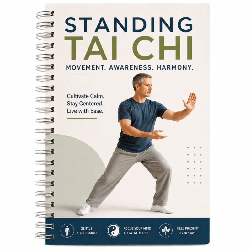 Spiral Bound Tai Chi Book for Beginners & Adults: Step-by-Step Full-Color Illustrated Standing Practice Guide with Spiral Binding Suitable for Home Workout, Movement Manual, Meditation Handbook for Daily Harmony & Calmness, Tai Chi Instruction Guide
Spiral Bound Tai Chi Book for Beginners & Adults: Step-by-Step Full-Color Illustrated Standing Practice Guide with Spiral Binding Suitable for Home Workout, Movement Manual, Meditation Handbook for Daily Harmony & Calmness, Tai Chi Instruction Guide