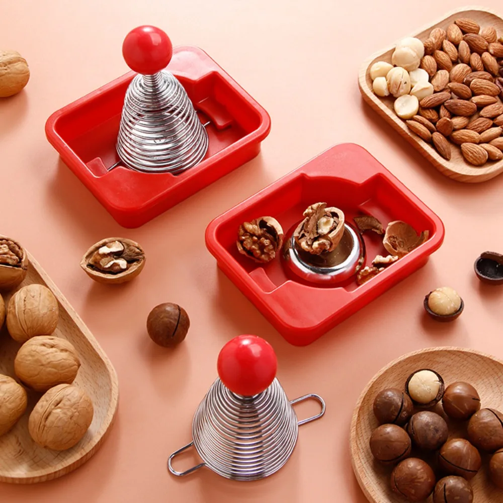 Stainless Steel Spiral Spring Nutcracker Professional with Base Tray Walnut Plier Effective Nut Shell Opener Pistachio
Stainless Steel Spiral Spring Nutcracker Professional with Base Tray Walnut Plier Effective Nut Shell Opener Pistachio