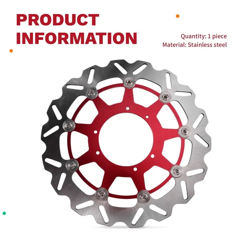 AT92-Front Brake Disc 320Mm For Honda CR125 CR250 CRF250R CRF450R CRF250X CRF250R CRF450RX CRF 2002-2022 Motorcycle Float Design
AT92-Front Brake Disc 320Mm For Honda CR125 CR250 CRF250R CRF450R CRF250X CRF250R CRF450RX CRF 2002-2022 Motorcycle Float Design