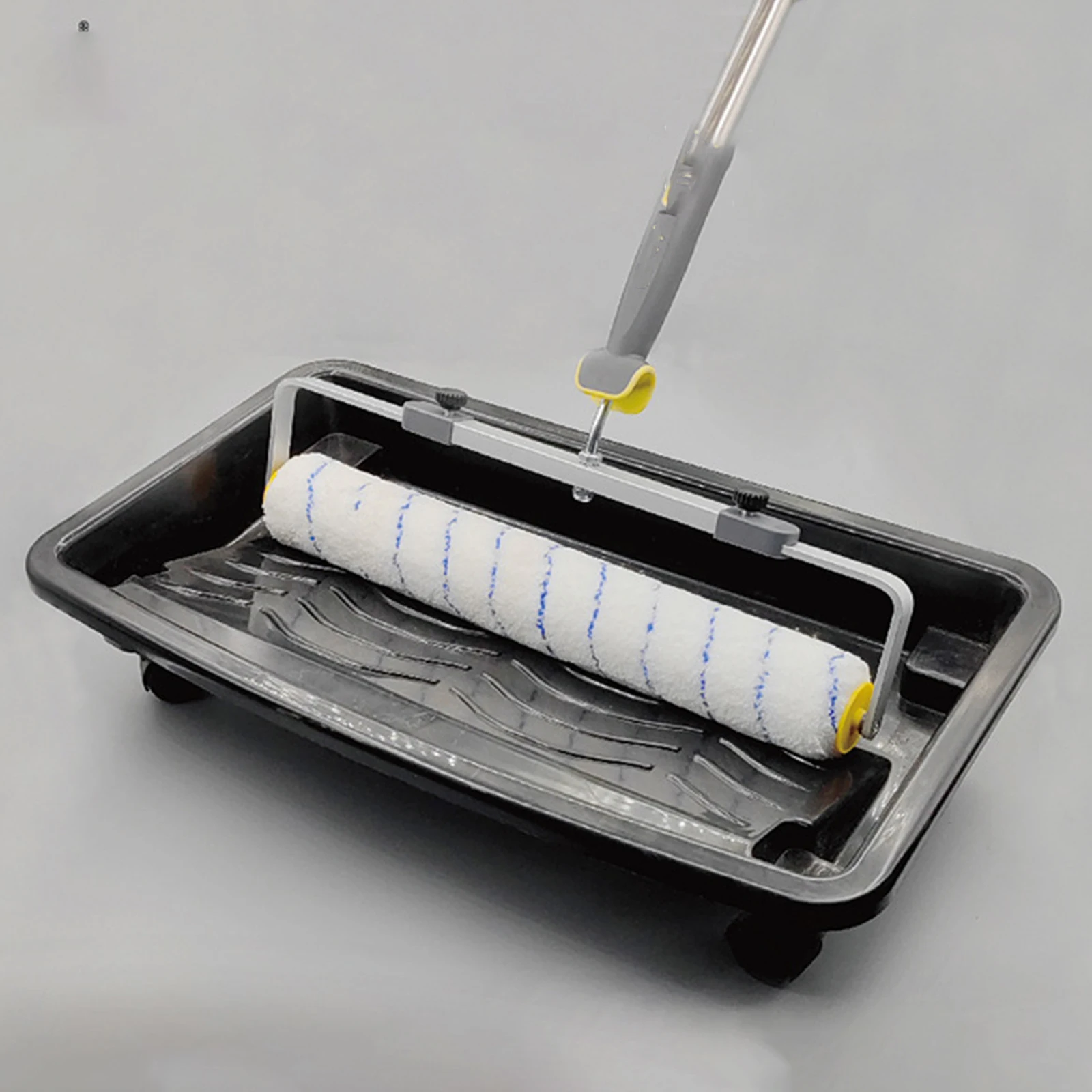 Paint Roller Tray with Wheels Professional Wall Decoration Convenient Construction Painting Supplies Roller Brush Holder
Paint Roller Tray with Wheels Professional Wall Decoration Convenient Construction Painting Supplies Roller Brush Holder
