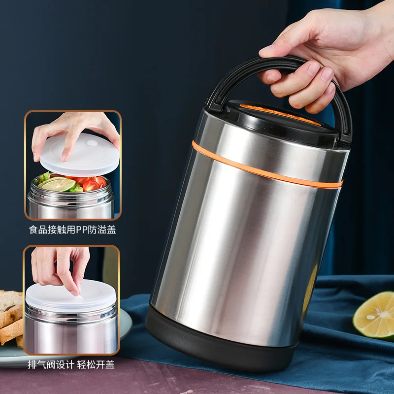 Stainless steel thermal insulation lunch box student office worker lunch box bento box multi-layer portable bucket
Stainless steel thermal insulation lunch box student office worker lunch box bento box multi-layer portable bucket