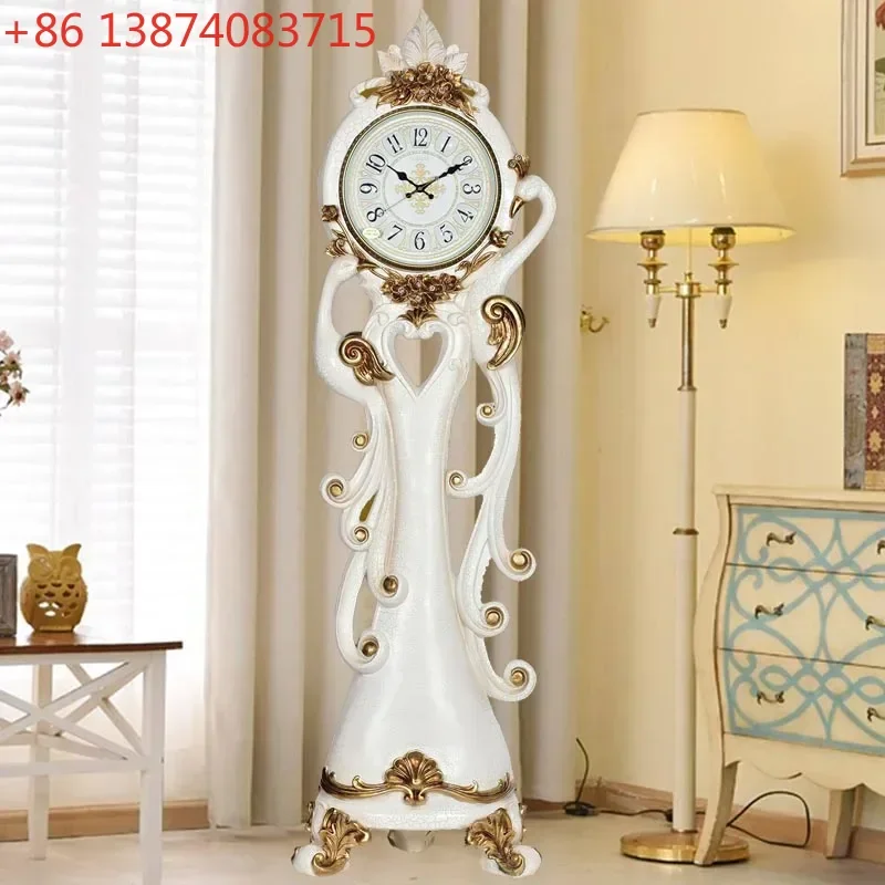Clock Living Room Modern Simple European Decoration Villa Vertical Large Home Ornament Furnishing Desk
Clock Living Room Modern Simple European Decoration Villa Vertical Large Home Ornament Furnishing Desk