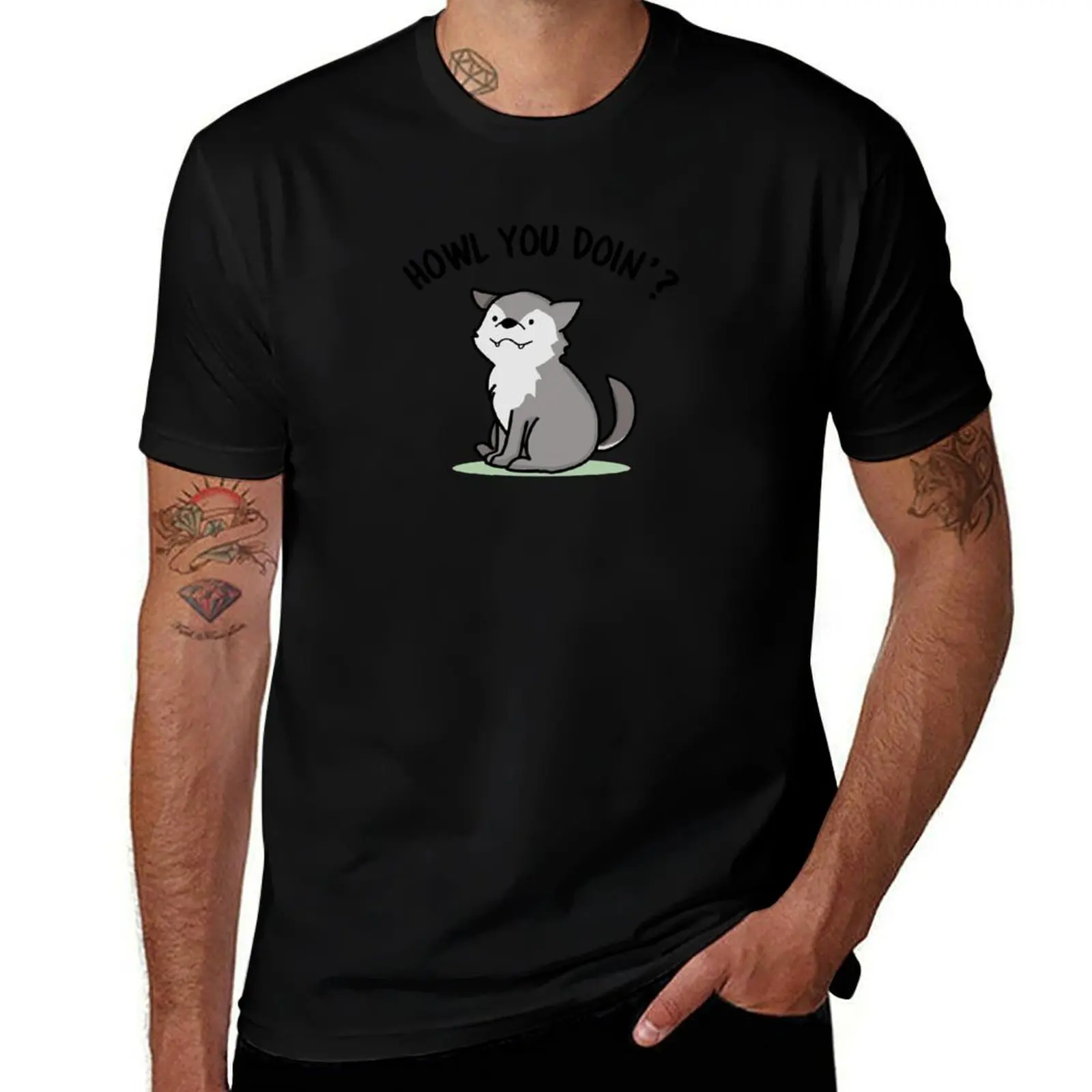 Howl You Doin Funny Wolf Puns T-Shirt Fashion Simple Casual Tee Shirt
Howl You Doin Funny Wolf Puns T-Shirt Fashion Simple Casual Tee Shirt