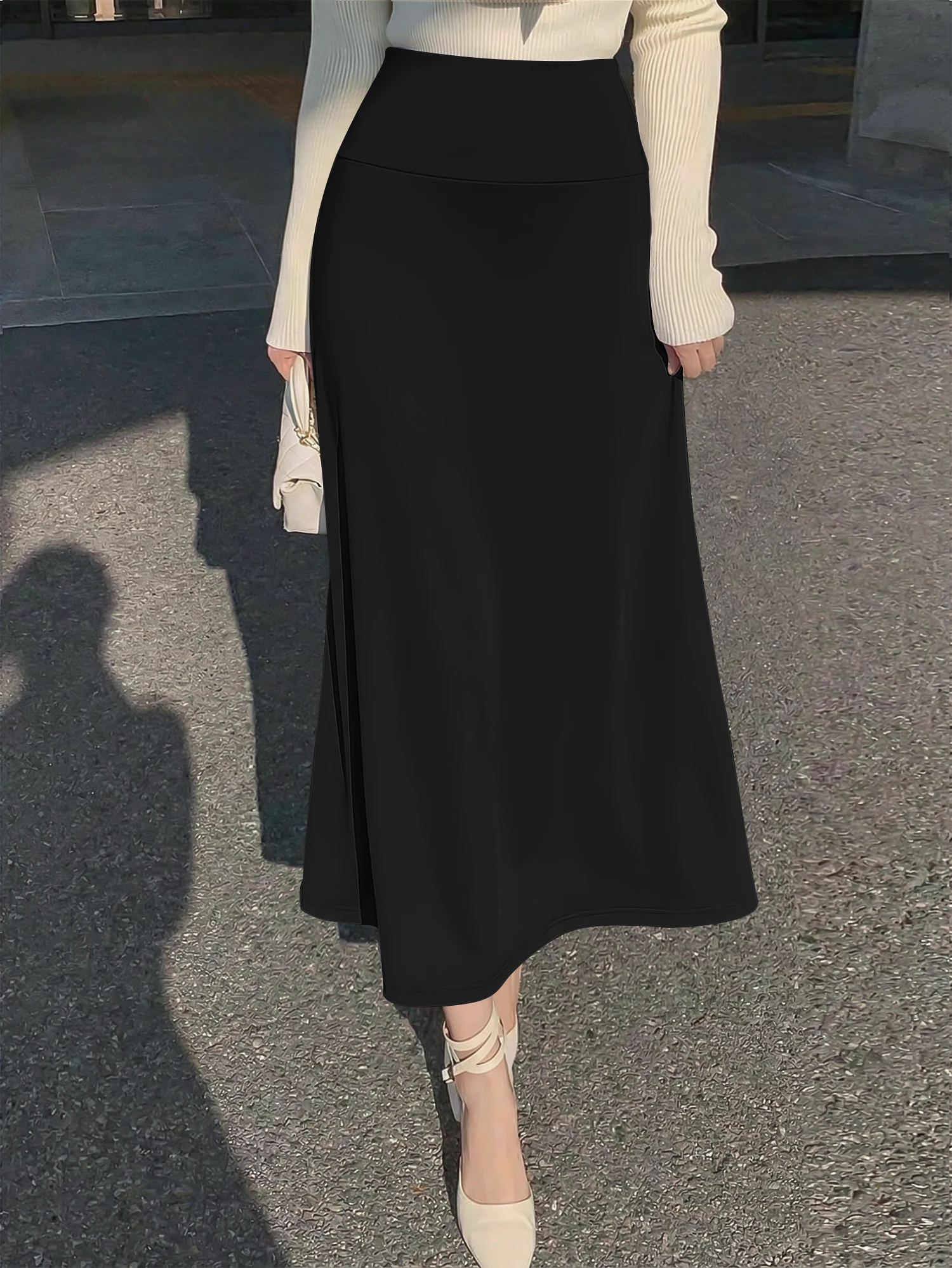 Flowing A-line Long Skirt, Figure-Flattering Cut, Parisian Style, Dating & Afternoon Tea Outfit
Flowing A-line Long Skirt, Figure-Flattering Cut, Parisian Style, Dating & Afternoon Tea Outfit