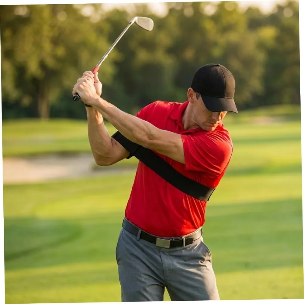 Swing Improvement Golf Training Aid Strong Restraining Power Swing Stability Arm Connection Aid Unisex Elastic
Swing Improvement Golf Training Aid Strong Restraining Power Swing Stability Arm Connection Aid Unisex Elastic