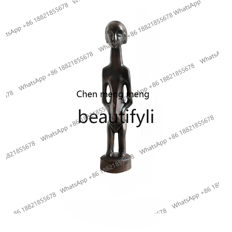 Solid wood sculpture portrait art ornament living room entrance tea room, decoration H
Solid wood sculpture portrait art ornament living room entrance tea room, decoration H