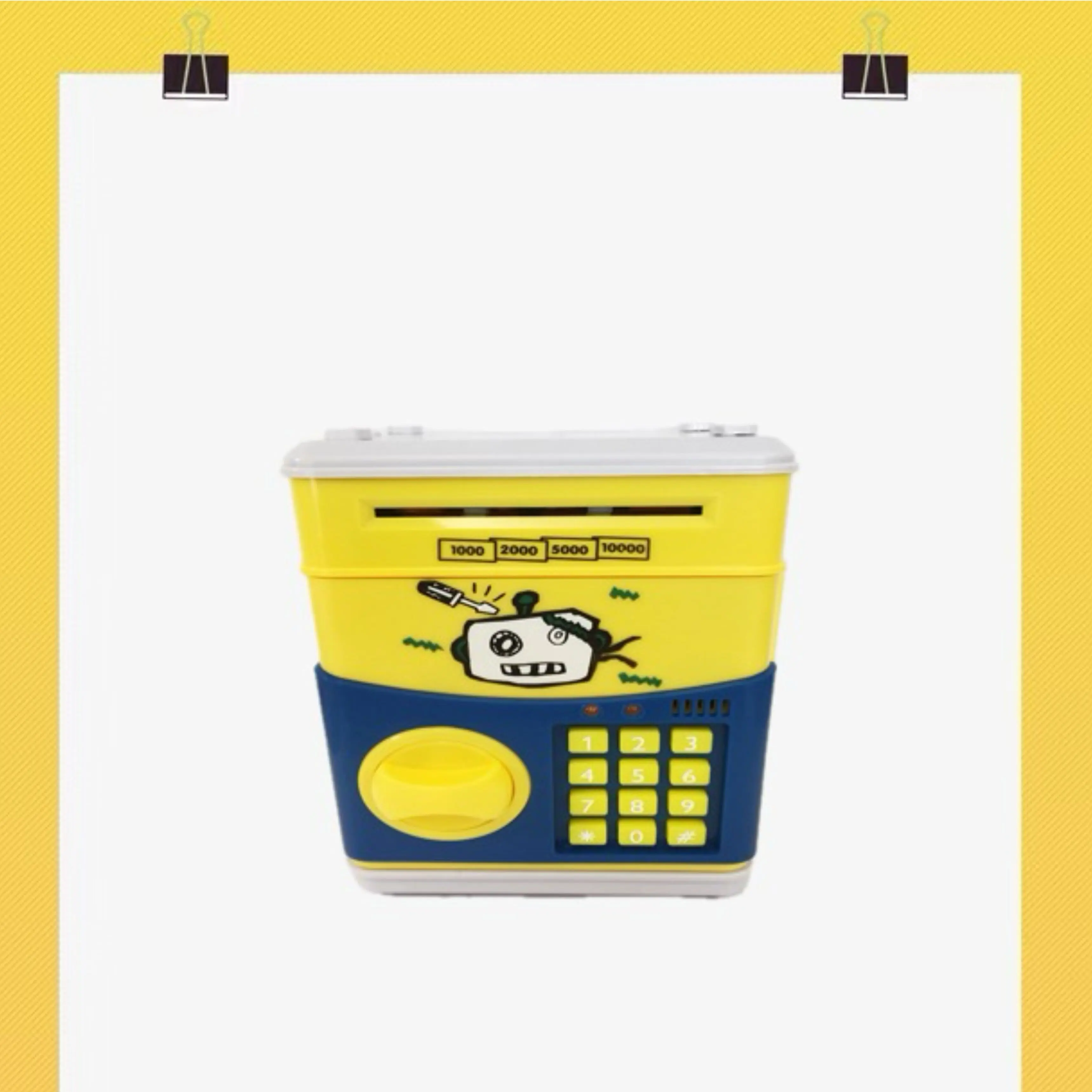 ATM PIN Piggy Bank, Electronic Kids Piggy Bank Auto Rolling Banknote Savings Box Gift for Boys and Girls
ATM PIN Piggy Bank, Electronic Kids Piggy Bank Auto Rolling Banknote Savings Box Gift for Boys and Girls