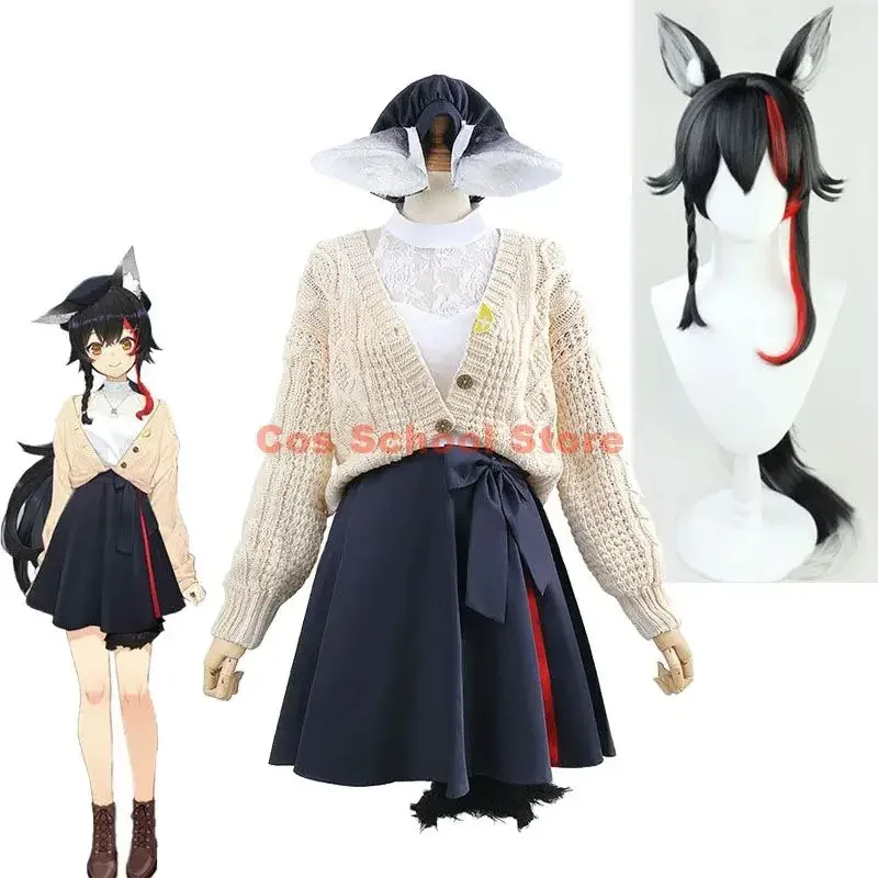 Hololive Ookami Mio Cosplay Costume Gamers Vtuber Daily Casual Clothing Okami Mio Wig And Ear Headwear Halloween Virtual Anchor
Hololive Ookami Mio Cosplay Costume Gamers Vtuber Daily Casual Clothing Okami Mio Wig And Ear Headwear Halloween Virtual Anchor