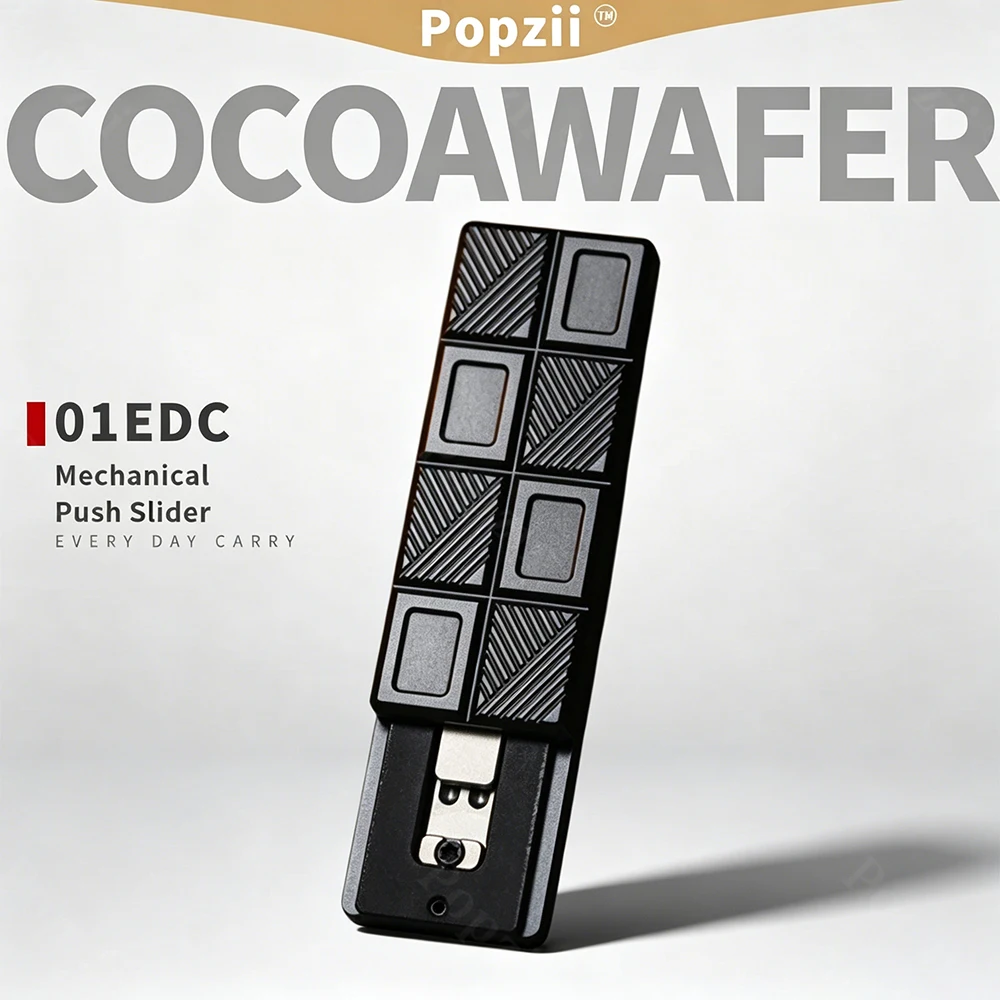 01EDC COCOAWAFER 2.0 Aluminum Fidget Slider Fidget Toys For Adults Anxiety Toys Original Designs Anxiety Relief Gadgets
01EDC COCOAWAFER 2.0 Aluminum Fidget Slider Fidget Toys For Adults Anxiety Toys Original Designs Anxiety Relief Gadgets