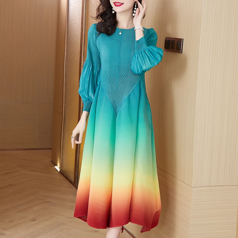 AIMEILI Pleated Maxi Dress for Women 2024 Summer New Three Quarter Sleeve O-Neck Female Fashion Elegant Evening Dresses Robe
AIMEILI Pleated Maxi Dress for Women 2024 Summer New Three Quarter Sleeve O-Neck Female Fashion Elegant Evening Dresses Robe
