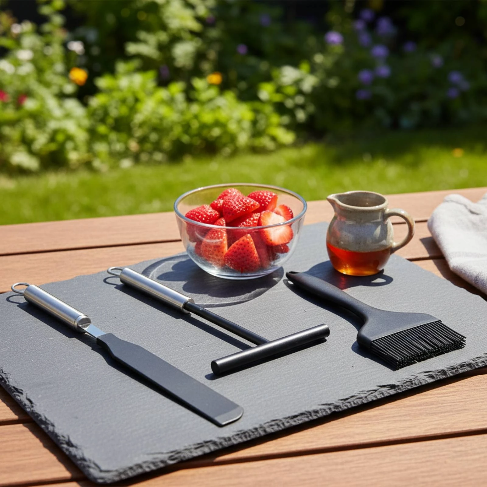 3 Pieces Batter Spreader and Scraper Set Stainless Steel Crepe Spreader Crepe Batter Brush Set T-Shaped Design Offset Spatula
3 Pieces Batter Spreader and Scraper Set Stainless Steel Crepe Spreader Crepe Batter Brush Set T-Shaped Design Offset Spatula