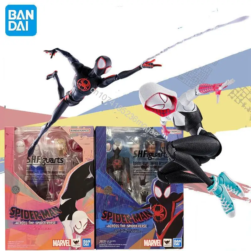 В наличии Bandai Original SPIDER-MAN Spider-Gwen Miles Morales S.H.Figuarts около 15 см, аниме-фигурка, экшн-фигурки, модель игрушки
В наличии Bandai Original SPIDER-MAN Spider-Gwen Miles Morales S.H.Figuarts около 15 см, аниме-фигурка, экшн-фигурки, модель игрушки