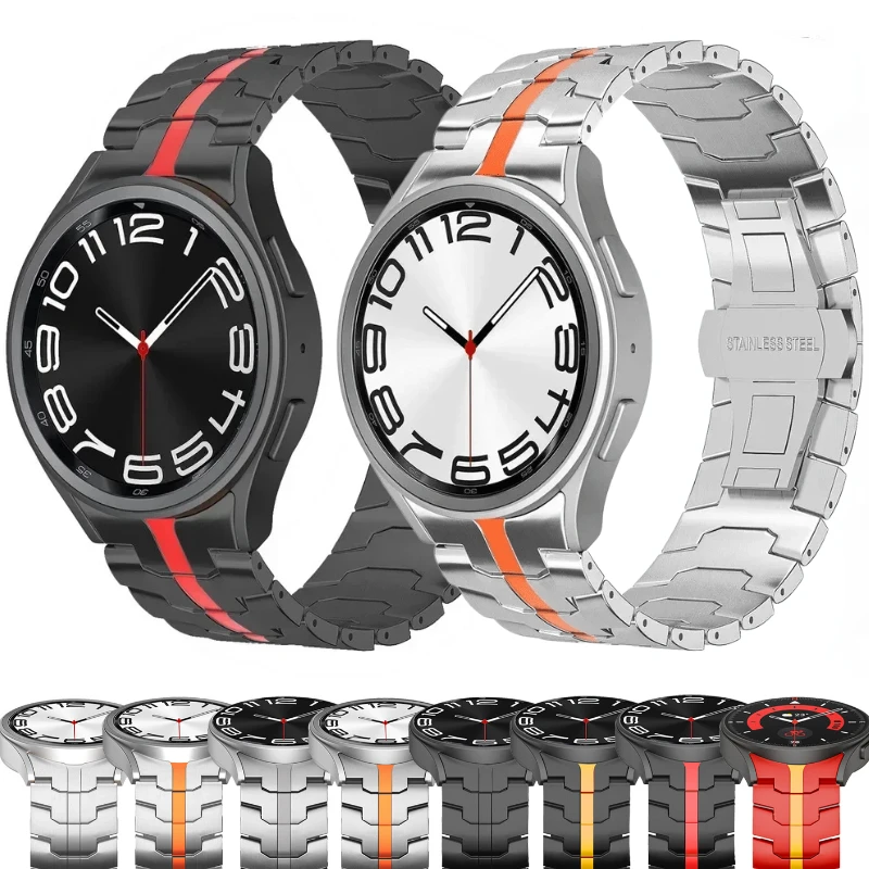 Metal Strap for Samsung Galaxy Watch 4 5 6 44mm 40mm Watch 5 Pro 45mm Bracelet for Samsung Watch 4/6 Classic 47mm 43mm 46mm 42mm
Metal Strap for Samsung Galaxy Watch 4 5 6 44mm 40mm Watch 5 Pro 45mm Bracelet for Samsung Watch 4/6 Classic 47mm 43mm 46mm 42mm
