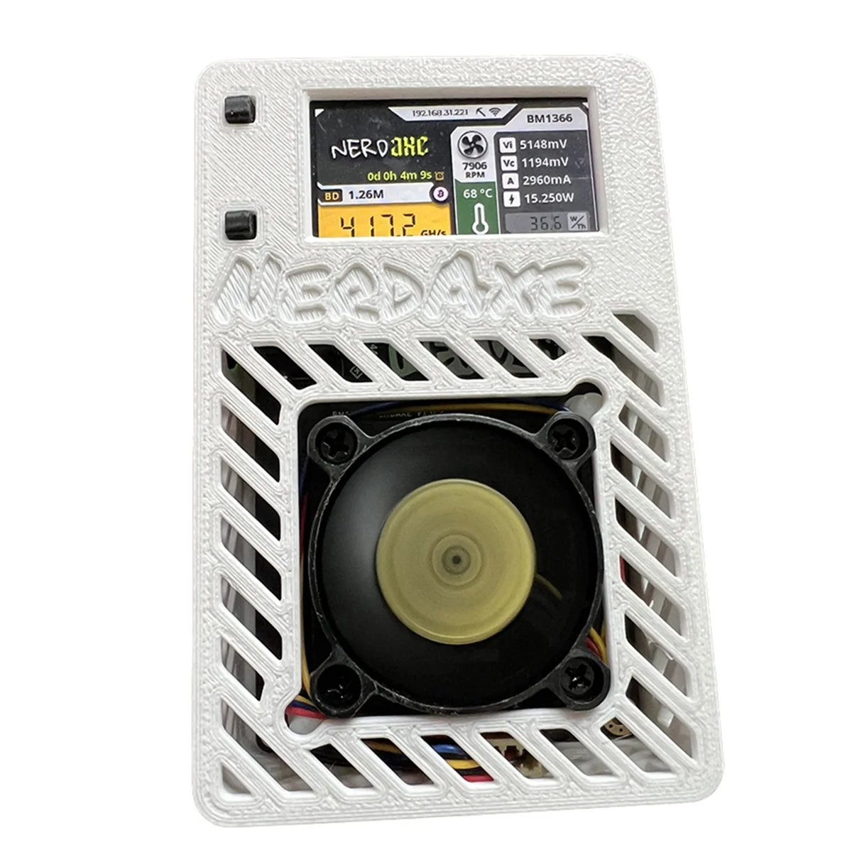 ATP-NerdAxe Miner Nerdminer 500Gh/S S19XP BM1366 ASIC Bitcoin Mini Miner Lottery Mining Miner AU PLUG
ATP-NerdAxe Miner Nerdminer 500Gh/S S19XP BM1366 ASIC Bitcoin Mini Miner Lottery Mining Miner AU PLUG
