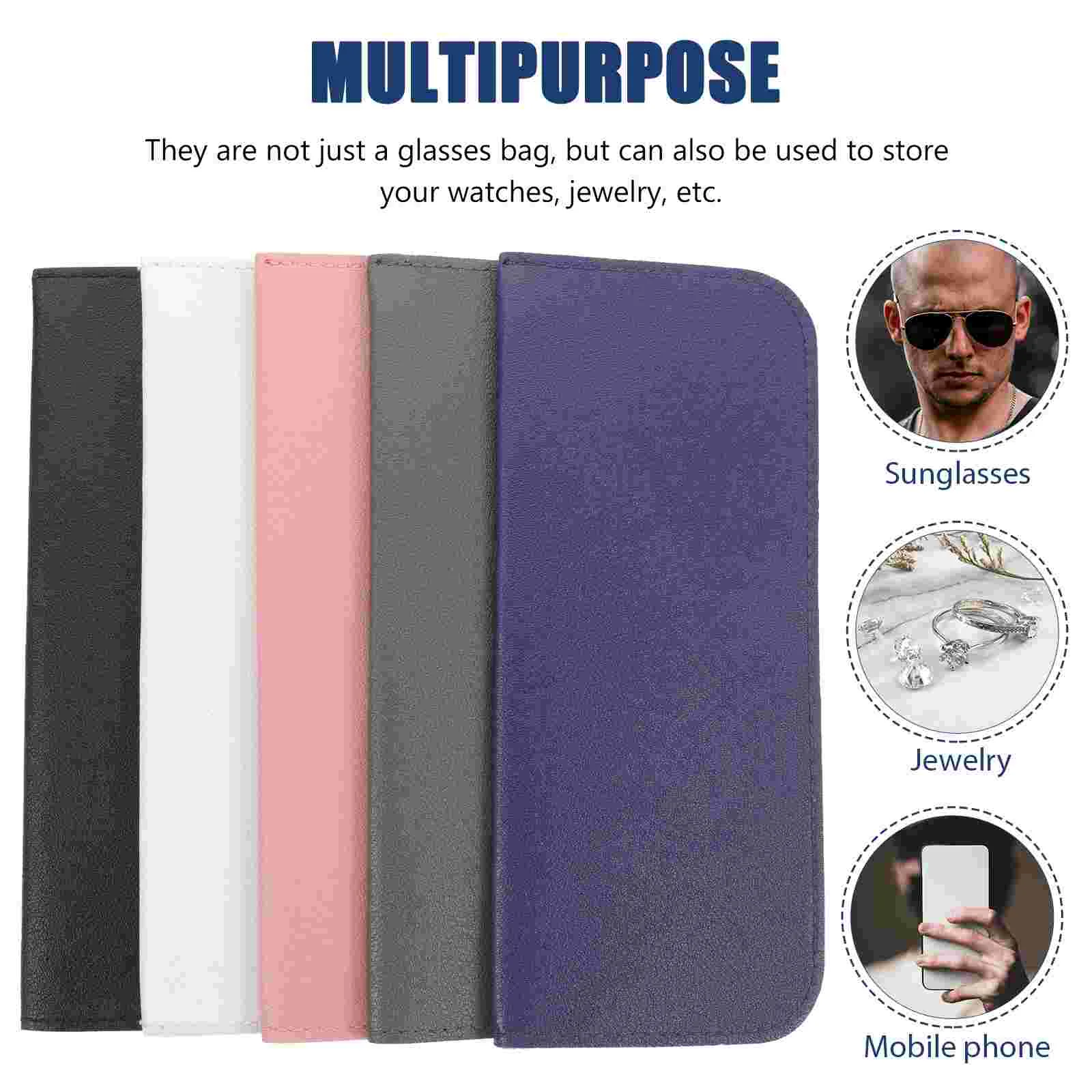 10 Pcs Soft Glasses Case Eyeglass Pouch Protective Bag Eyeglasses Supply Fashionable Eyewear Sunglasses Men and Women
10 Pcs Soft Glasses Case Eyeglass Pouch Protective Bag Eyeglasses Supply Fashionable Eyewear Sunglasses Men and Women