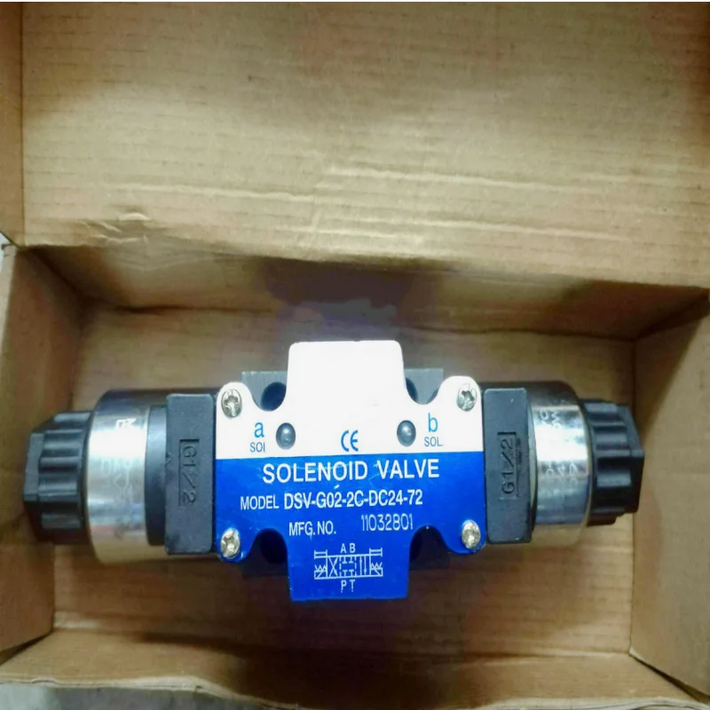 Brand new original directional valve solenoid valve DSV-G02-2C-DC24-72 DSD-G02-6C-DC24-90 DSD-G02-6C-DC24-82
Brand new original directional valve solenoid valve DSV-G02-2C-DC24-72 DSD-G02-6C-DC24-90 DSD-G02-6C-DC24-82