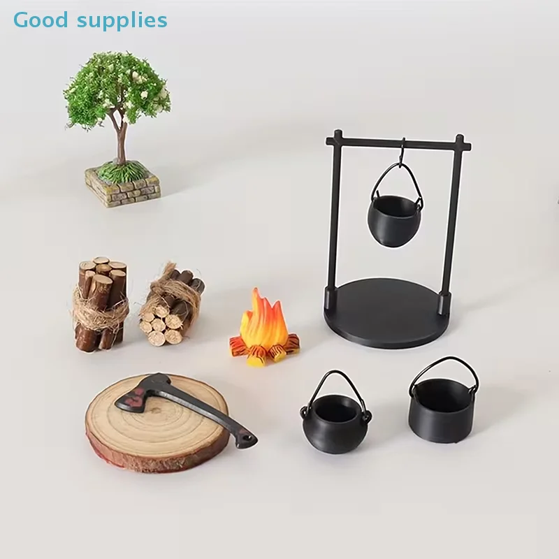 Modern Fantasy-themed Miniature Sculpture Decorations, Miniature Campfire And Teapot, Home And Kitchen DIY Craft Accessories
Modern Fantasy-themed Miniature Sculpture Decorations, Miniature Campfire And Teapot, Home And Kitchen DIY Craft Accessories