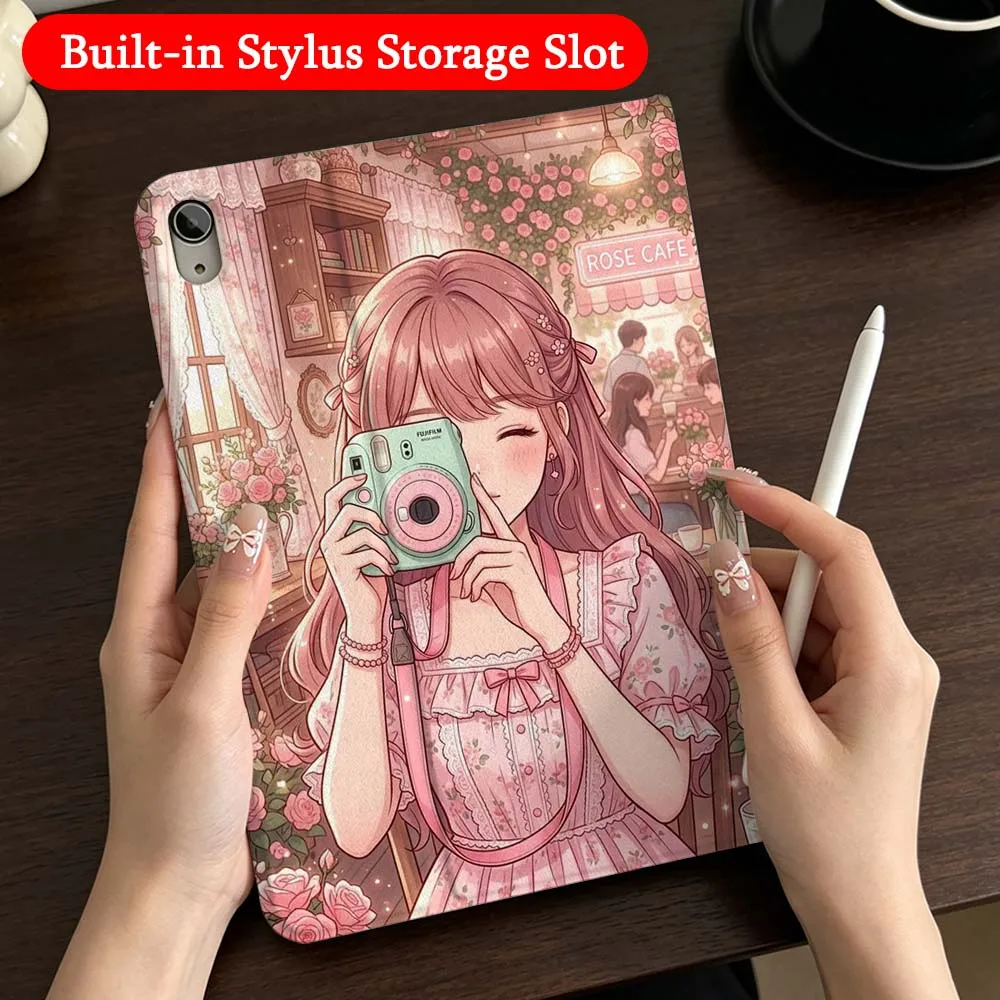 Anime Trendy Girl For iPad Mini Pro Air 5 6 7 8 9 11 9.7 7.9 10.9 13 12.9 inch Folding Automatic Sleep/Make Tablet Case
Anime Trendy Girl For iPad Mini Pro Air 5 6 7 8 9 11 9.7 7.9 10.9 13 12.9 inch Folding Automatic Sleep/Make Tablet Case