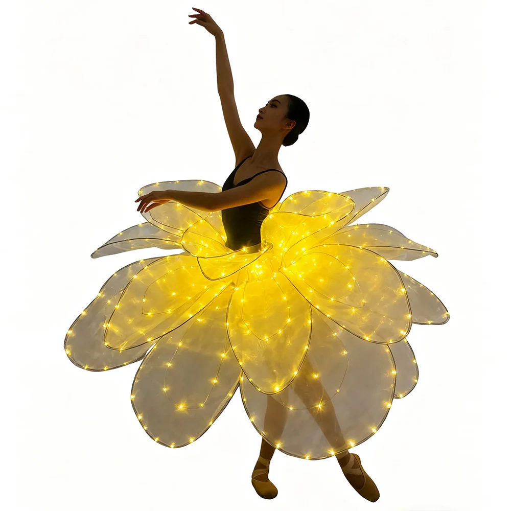 Светодиодное красочное платье с цветочным отверстием, полноцветное длинное платье со светодиодной подсветкой, длинное платье для танцев, большие качели, современное танцевальное представление, женский костюм
Светодиодное красочное платье с цветочным отверстием, полноцветное длинное платье со светодиодной подсветкой, длинное платье для танцев, большие качели, современное танцевальное представление, женский костюм