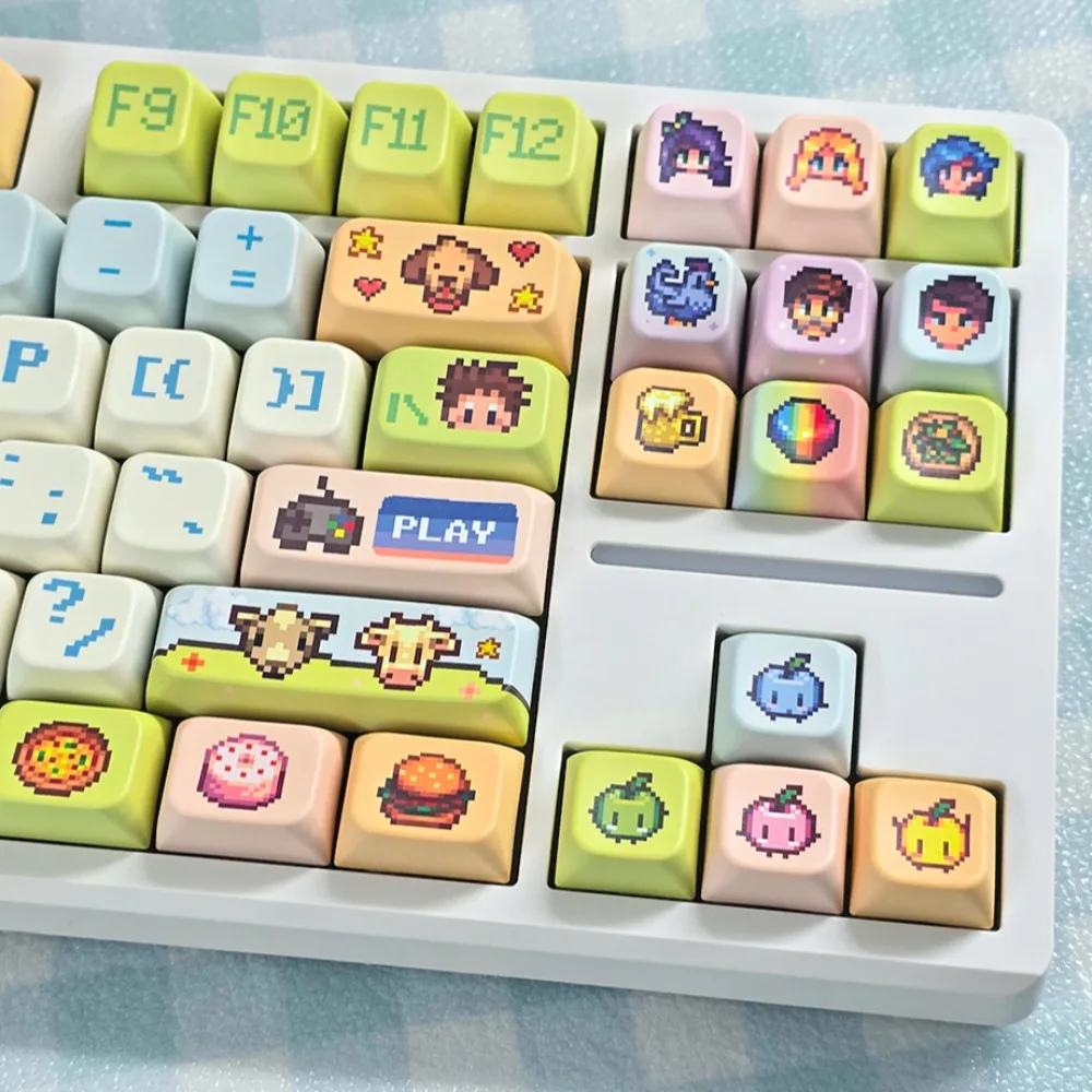 Pixel Game Theme Keycap Set 139key PBT Custom Stardew Anime Keyboard Cap MDA Profile Gaming KeyCap for Mechanical Keyboard Gift
Pixel Game Theme Keycap Set 139key PBT Custom Stardew Anime Keyboard Cap MDA Profile Gaming KeyCap for Mechanical Keyboard Gift