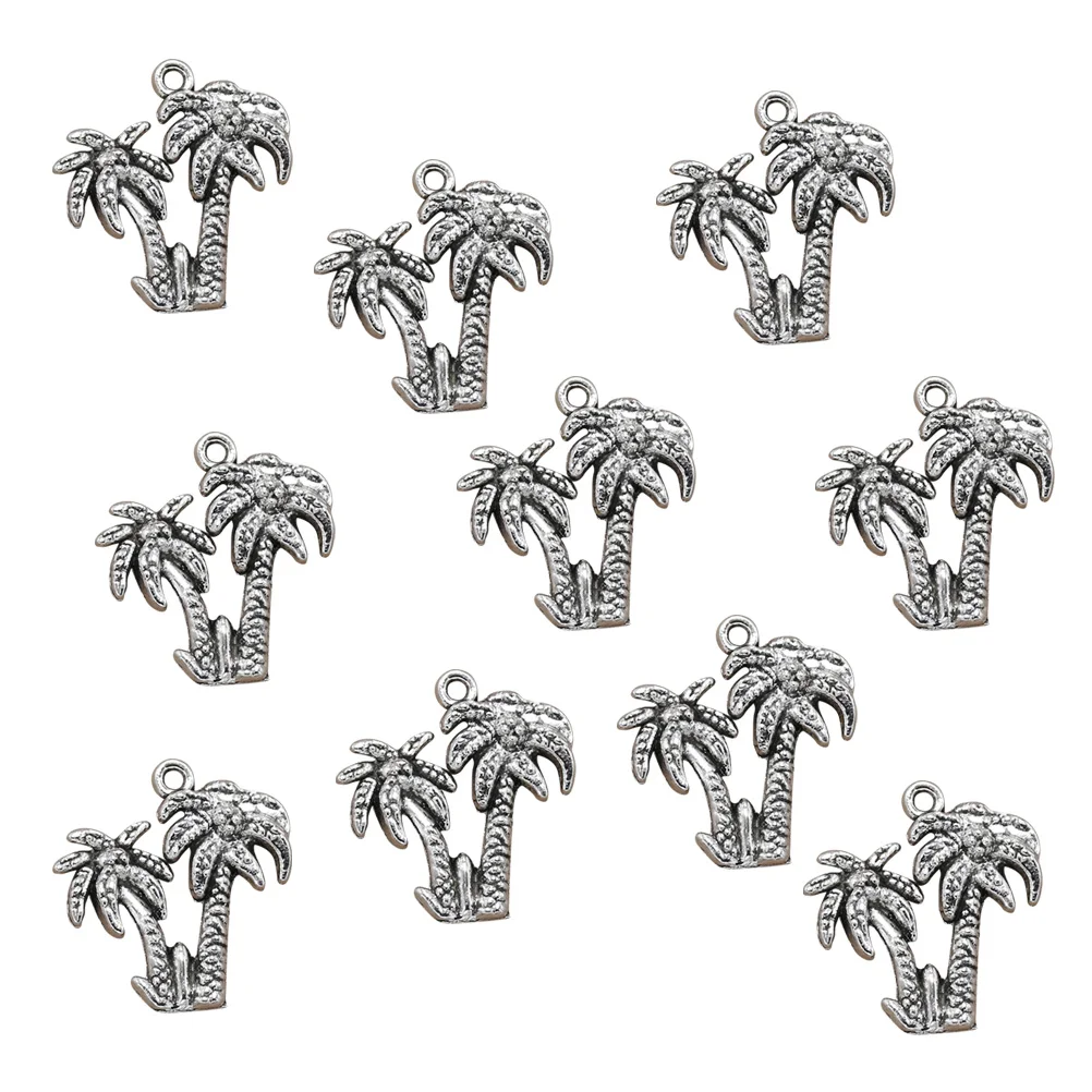 10PCS Coconut Tree Pendant Alloy Charm for DIY Jewelry Making Cellphone Accessories Necklace Bracelet Earrings Project 
10PCS Coconut Tree Pendant Alloy Charm for DIY Jewelry Making Cellphone Accessories Necklace Bracelet Earrings Project