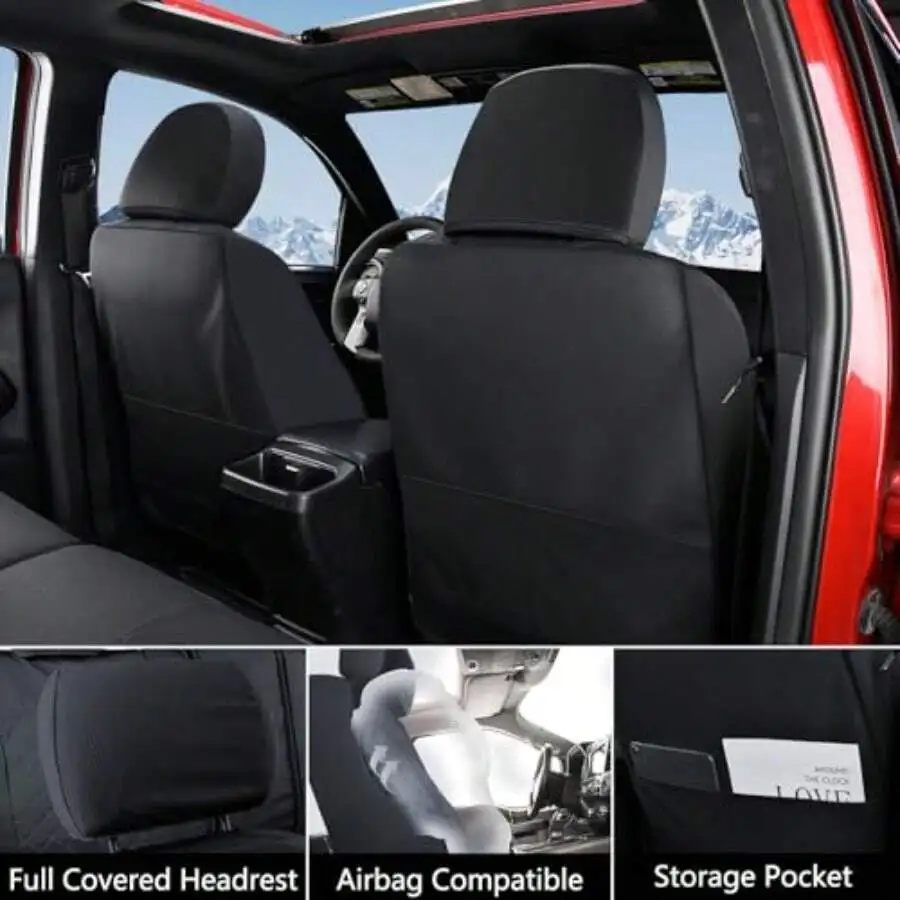 Black Waterproof Full Coverage Truck Seat Covers For Toyota Tacoma 2005-2015 Front Pair
Black Waterproof Full Coverage Truck Seat Covers For Toyota Tacoma 2005-2015 Front Pair