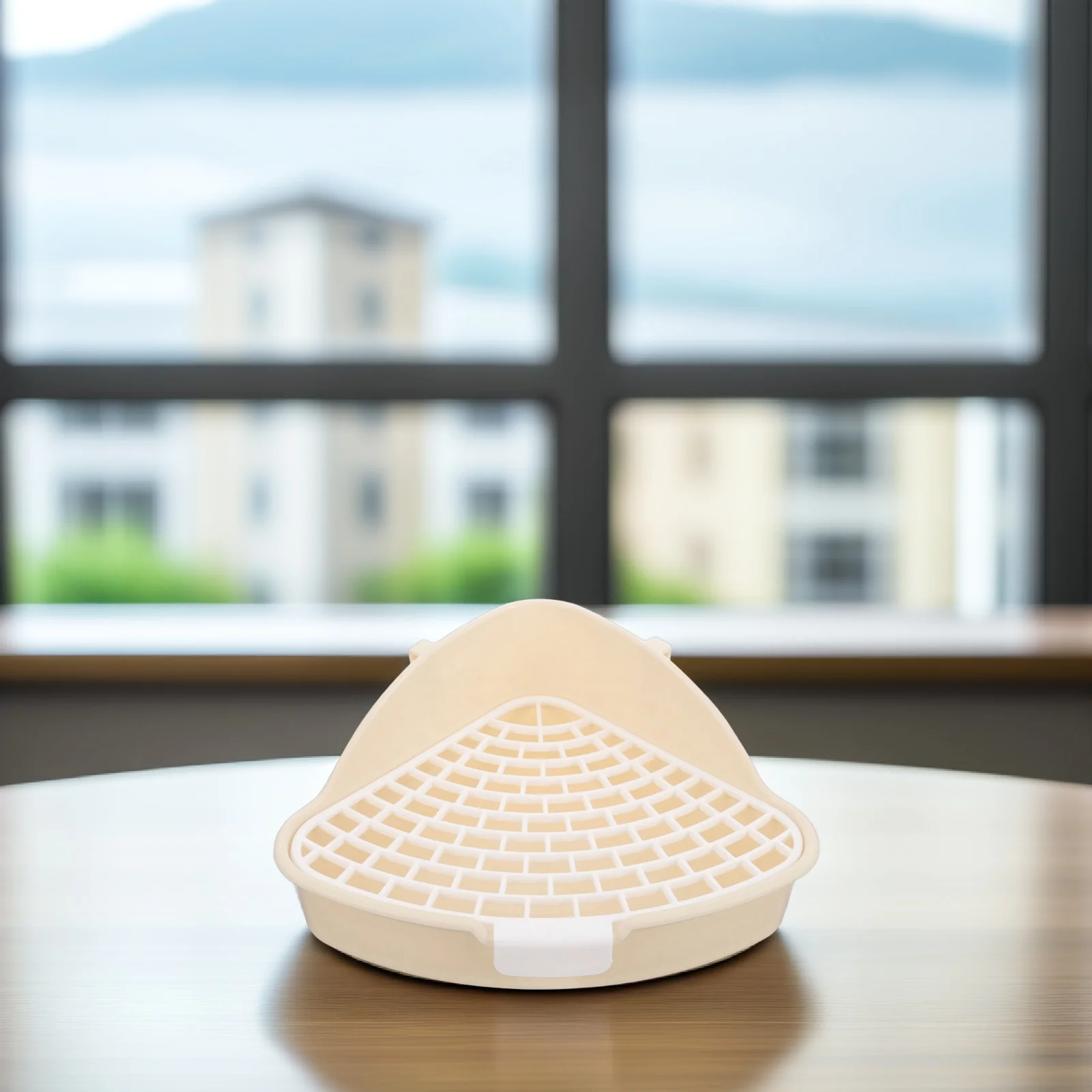 Pet Triangle Potty for Rabbits Hamsters Small Cats Corner Litter Box with Splash-Proof Edge Space-Saving Design Easy Clean
Pet Triangle Potty for Rabbits Hamsters Small Cats Corner Litter Box with Splash-Proof Edge Space-Saving Design Easy Clean