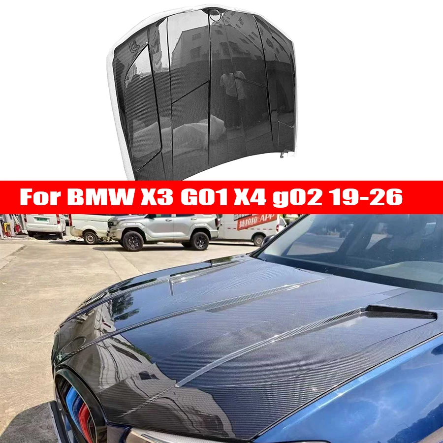 Для BMW X3 G01 X4 G02 2019-2026: Капот из карбона, крышка двигателя из кованого карбона, накладка на капот, элементы обвеса кузова
Для BMW X3 G01 X4 G02 2019-2026: Капот из карбона, крышка двигателя из кованого карбона, накладка на капот, элементы обвеса кузова