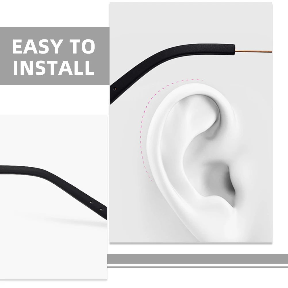 10 Pairs Anti-slip Glasses Temple Covers Soft Silicone Ear Grips Cushions Black White Reading Glasses Accessories Labor
10 Pairs Anti-slip Glasses Temple Covers Soft Silicone Ear Grips Cushions Black White Reading Glasses Accessories Labor