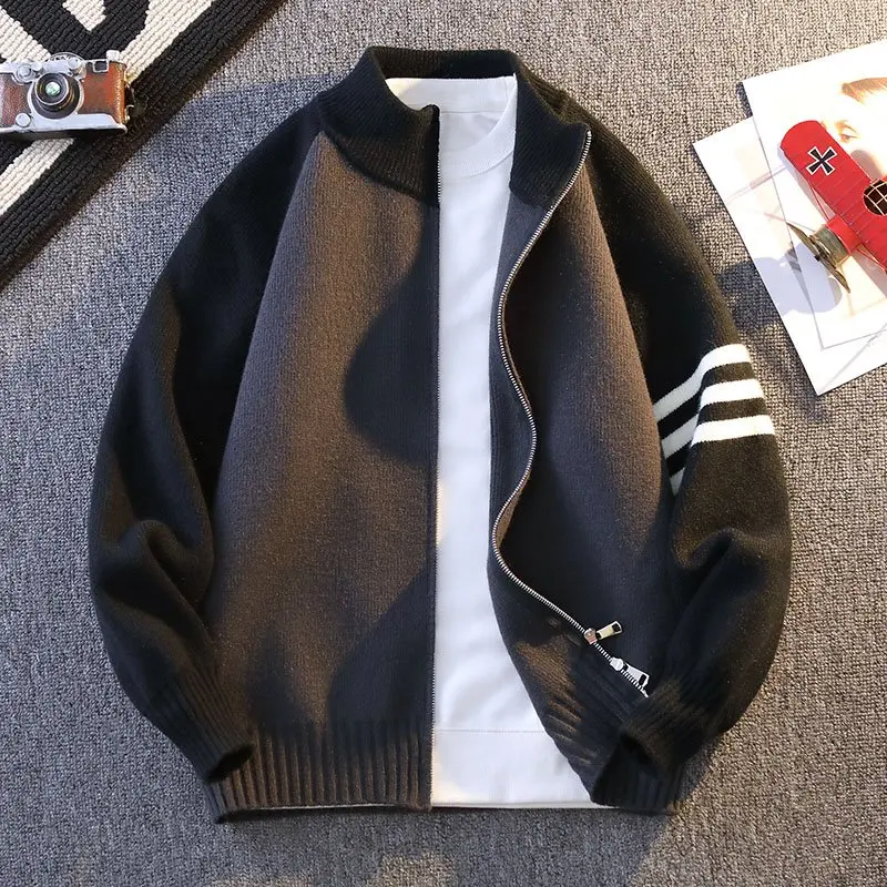 2026 Spring/Summer New Style Fashion-able Versatile Knitted Cardigan Men's Sweater Jacket
2026 Spring/Summer New Style Fashion-able Versatile Knitted Cardigan Men's Sweater Jacket