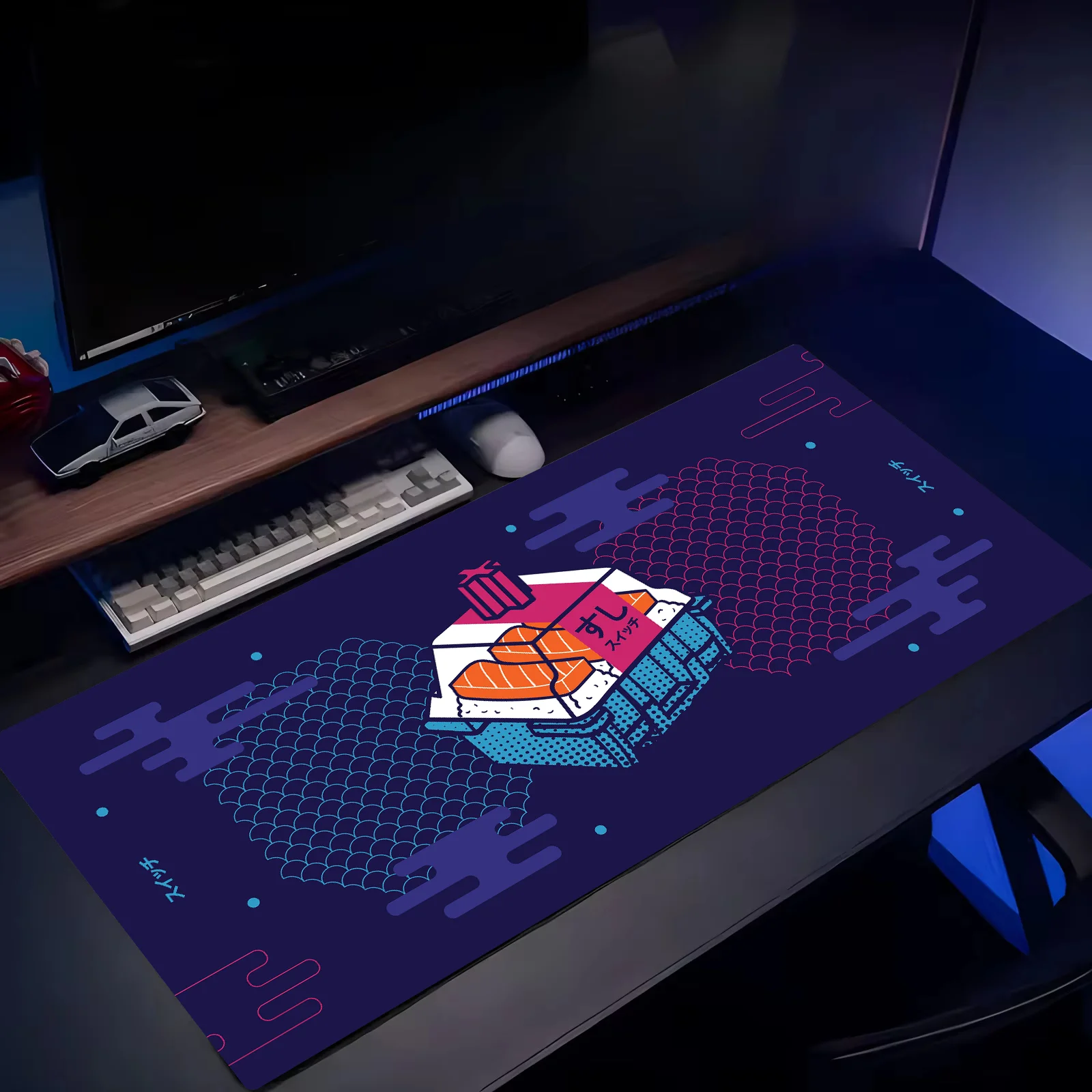 Japanese sushi keycap mouse pad 900x400mm overlocked mousepad xxl desktop keyboard table pad game desk mat computer accessories
Japanese sushi keycap mouse pad 900x400mm overlocked mousepad xxl desktop keyboard table pad game desk mat computer accessories