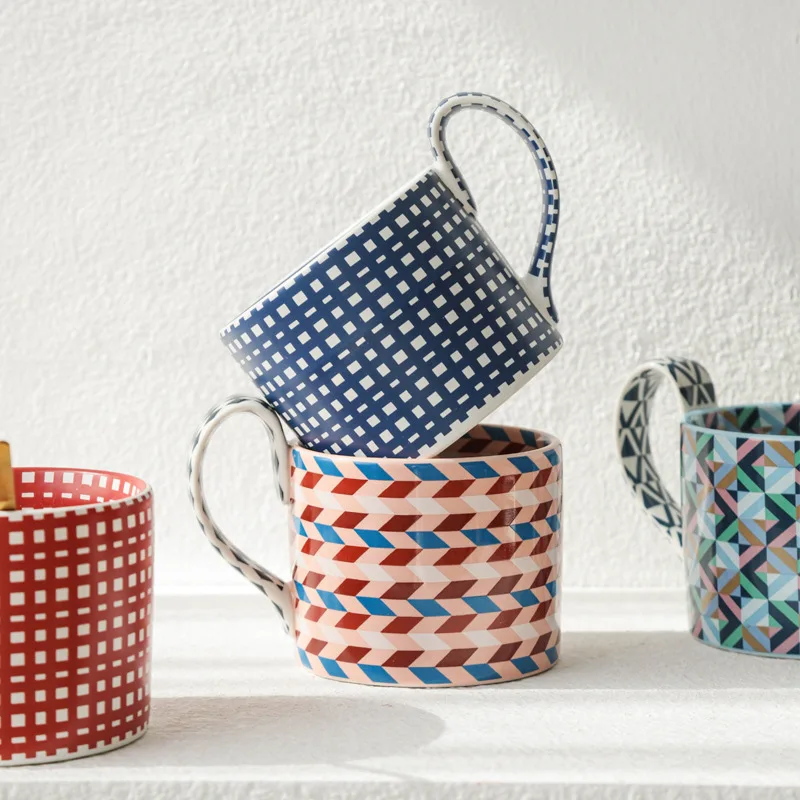 Creative Ceramic Mug Ins High Beauty Coffee Cups Home Water Cup Simple Large Capacity Breakfast Milk Mug Couple Gift Tea Cup
Creative Ceramic Mug Ins High Beauty Coffee Cups Home Water Cup Simple Large Capacity Breakfast Milk Mug Couple Gift Tea Cup