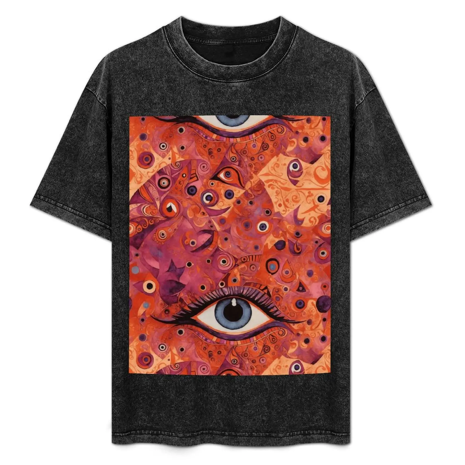 Batik 6 - Evil Eye Batik Pattern - Orange and Red T-Shirt Christmas Casual Short Sleeve Top
Batik 6 - Evil Eye Batik Pattern - Orange and Red T-Shirt Christmas Casual Short Sleeve Top