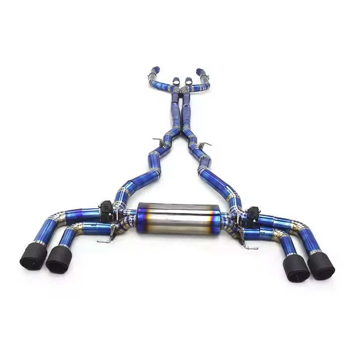 Yooking Valvetronic Titanium Blue Pipe Muffler Exhaust System For BMW M850/M850i G16 4.4TT (2020-2023)
Yooking Valvetronic Titanium Blue Pipe Muffler Exhaust System For BMW M850/M850i G16 4.4TT (2020-2023)
