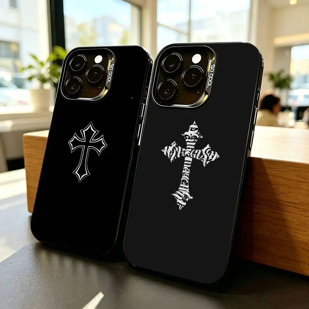 Cross-s Phone Case For iPhone 17,16,15,14,13,12,11 Plus,Pro Max,XS,Colorful Silver Phone case Funda Cover
Cross-s Phone Case For iPhone 17,16,15,14,13,12,11 Plus,Pro Max,XS,Colorful Silver Phone case Funda Cover