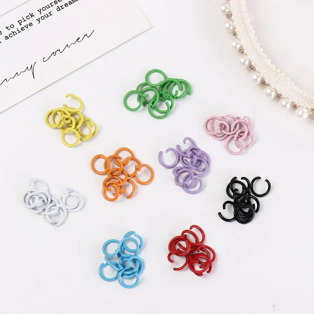 10PCS Colorful Split Ring Connector Jewelry Making Open Rings Baking Paint Open Loop Pendant Ornament Keychain Handmade Material
10PCS Colorful Split Ring Connector Jewelry Making Open Rings Baking Paint Open Loop Pendant Ornament Keychain Handmade Material