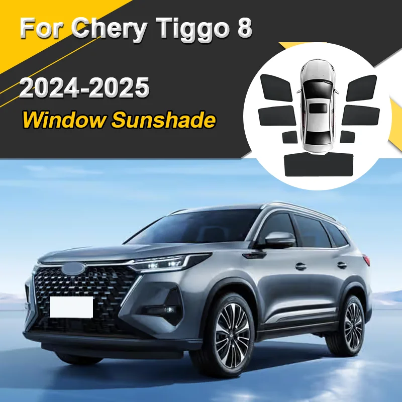 Автомобильные солнцезащитные козырьки для Chery Tiggo 8 Pro Max 2024 2025, магнитные теплоизоляционные козырьки, сетчатая оконная занавеска, автоаксессуары
Автомобильные солнцезащитные козырьки для Chery Tiggo 8 Pro Max 2024 2025, магнитные теплоизоляционные козырьки, сетчатая оконная занавеска, автоаксессуары