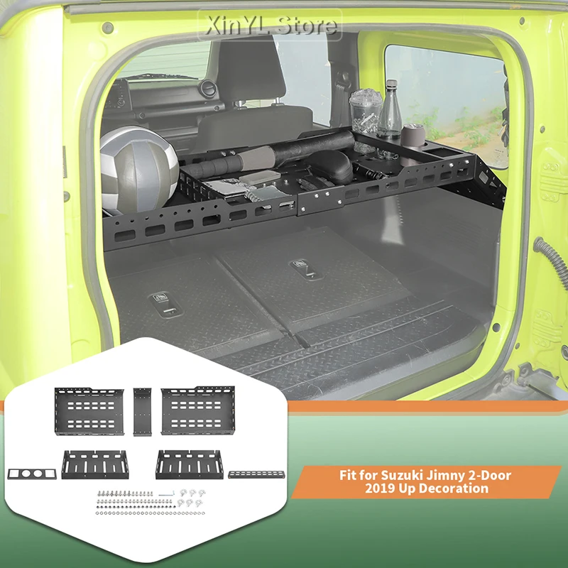 Новый алюминиевый черный автомобильный багажник, комбинированный расширяемый стеллаж для хранения для Suzuki Jimny, 3-дверный 2019+, аксессуары для хранения автомобиля
Новый алюминиевый черный автомобильный багажник, комбинированный расширяемый стеллаж для хранения для Suzuki Jimny, 3-дверный 2019+, аксессуары для хранения автомобиля
