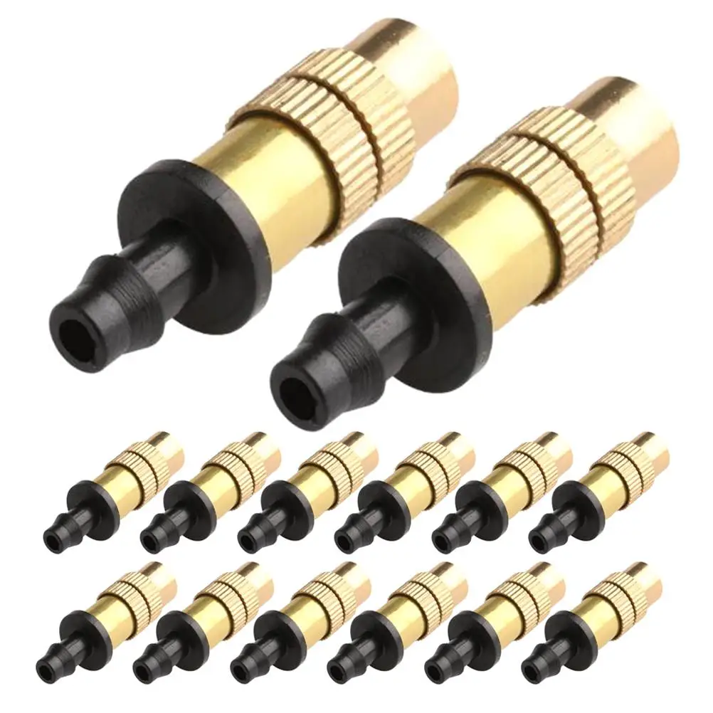 16 Pcs 4 7mm Copper Atomizing Nozzle Low Pressure Misting Garden Sprayer Capillary Hose Replacements Water Saving Irrigation
16 Pcs 4 7mm Copper Atomizing Nozzle Low Pressure Misting Garden Sprayer Capillary Hose Replacements Water Saving Irrigation