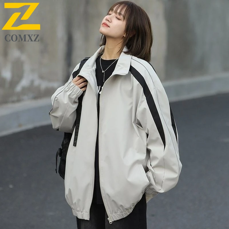 COMXZ Jacket Men Colorblock American Casual Stand Collar Loose Fit Waterproof Windproof Youth Coat for Hiking Camping Fishing
COMXZ Jacket Men Colorblock American Casual Stand Collar Loose Fit Waterproof Windproof Youth Coat for Hiking Camping Fishing