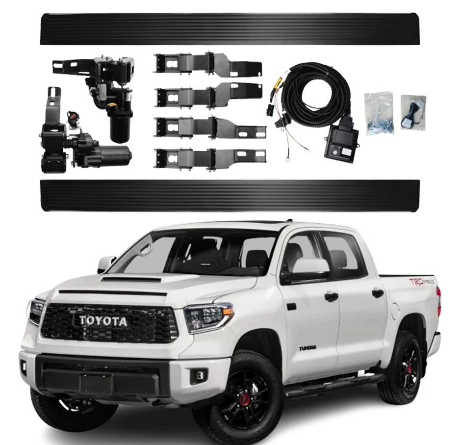 For Power Running Boards Electric Side Steps for 2014-2021 Toyota Tundra 6 Brackets Aluminum Electric Side Step
For Power Running Boards Electric Side Steps for 2014-2021 Toyota Tundra 6 Brackets Aluminum Electric Side Step