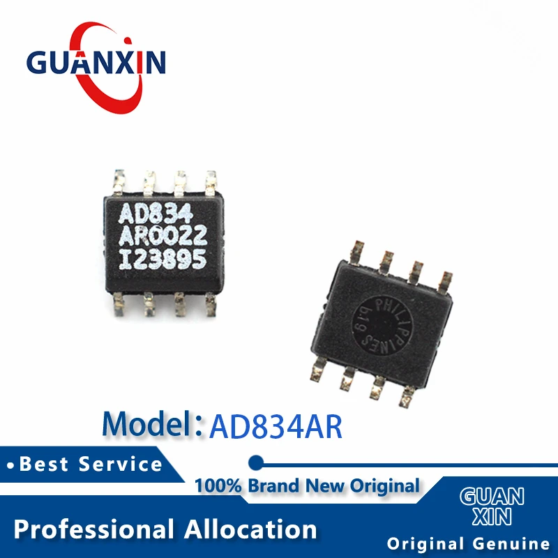 100% New electronics AD834AR AD834AR-REEL AD834AR-REEL7 AD834ARZ AD834ARZ-REEL AD834ARZ-REEL7 SOIC-8 Marking AD834
100% New electronics AD834AR AD834AR-REEL AD834AR-REEL7 AD834ARZ AD834ARZ-REEL AD834ARZ-REEL7 SOIC-8 Marking AD834