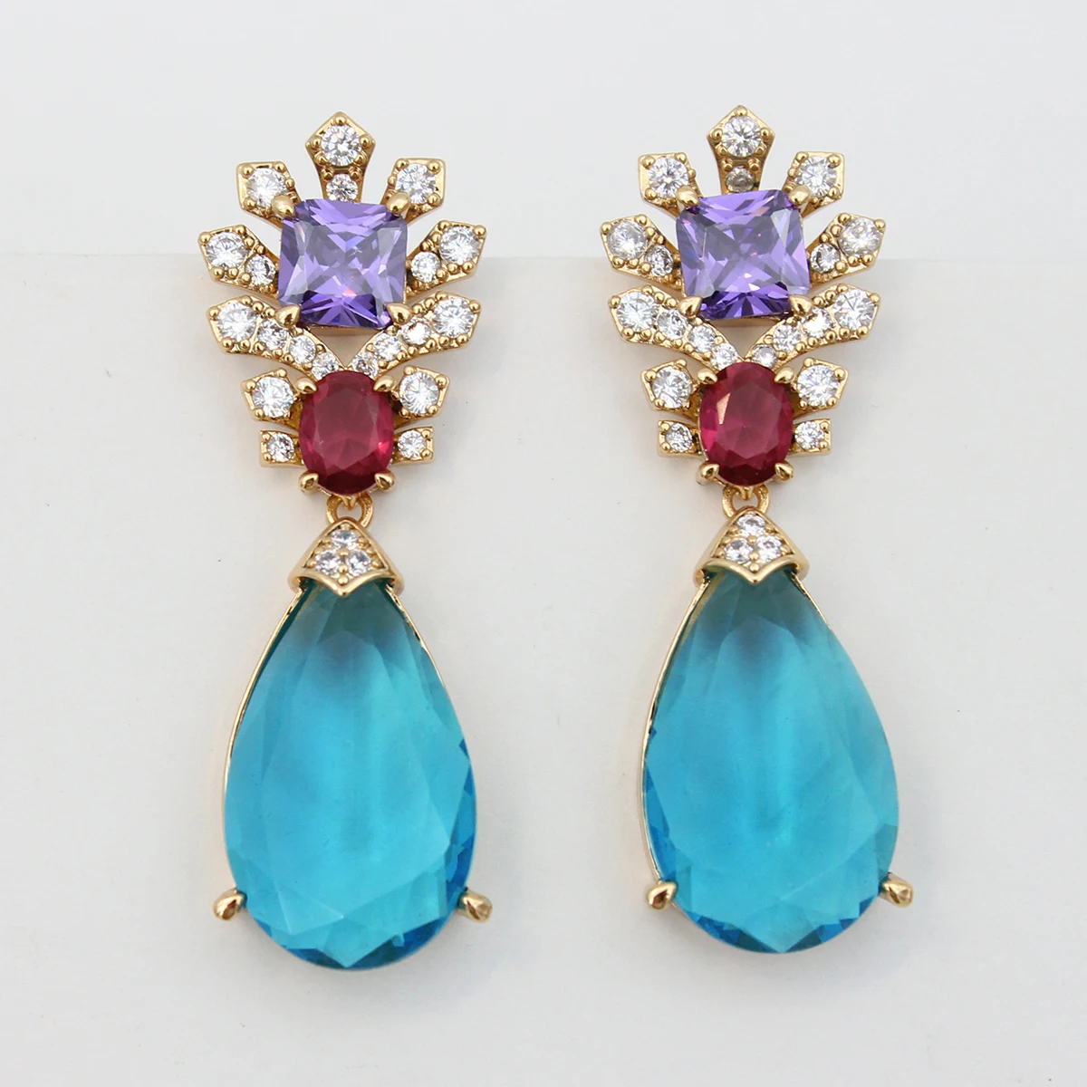 blue Water Drop Earrings for Women Party Jewelry Wedding Bride Dangle Earrings Yellow Zircon Female Gift
blue Water Drop Earrings for Women Party Jewelry Wedding Bride Dangle Earrings Yellow Zircon Female Gift