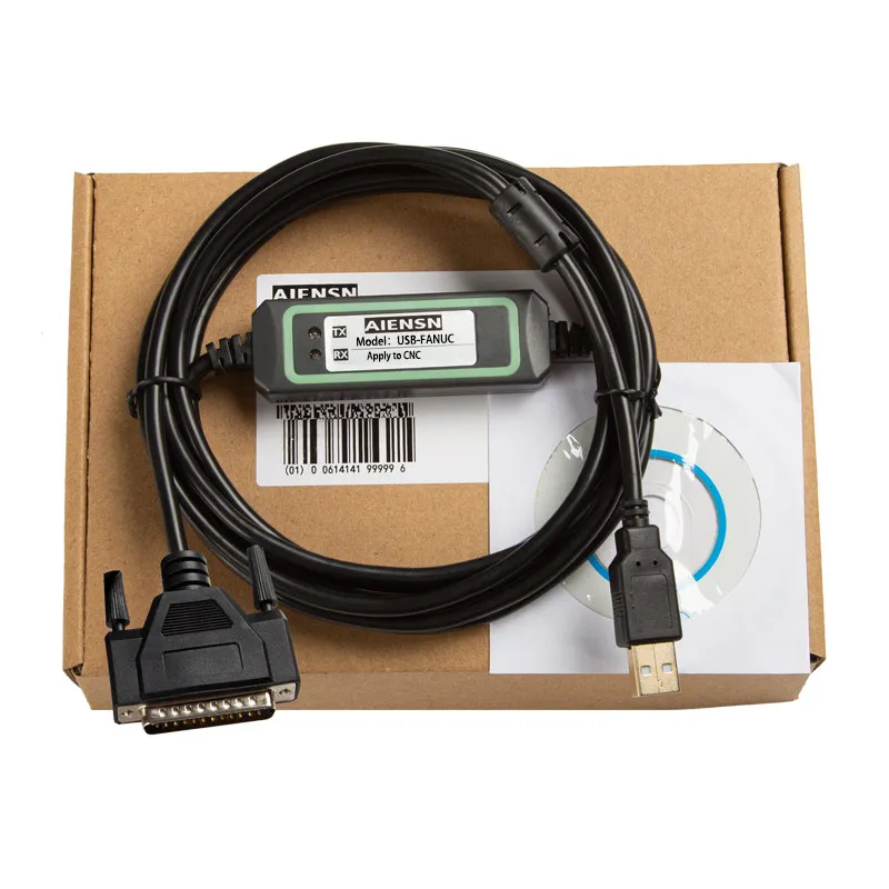 USB-FANUC Compatible with FANUC Mitsubishi CNC Machine Tool Download Data Transmission Cable USB To 25 Pin
USB-FANUC Compatible with FANUC Mitsubishi CNC Machine Tool Download Data Transmission Cable USB To 25 Pin