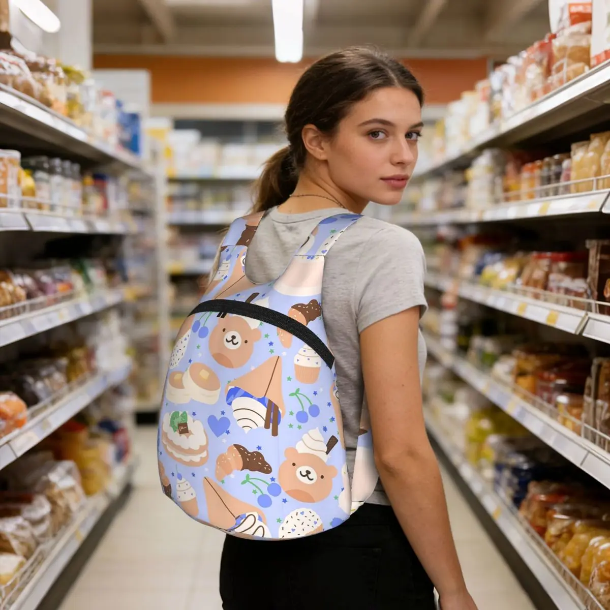 French Doodled Cafe And Ice Cream Shop Backpack Student BookBag Kids Storage School Bag Laptop Shoulder Bags for Boys Girls
French Doodled Cafe And Ice Cream Shop Backpack Student BookBag Kids Storage School Bag Laptop Shoulder Bags for Boys Girls