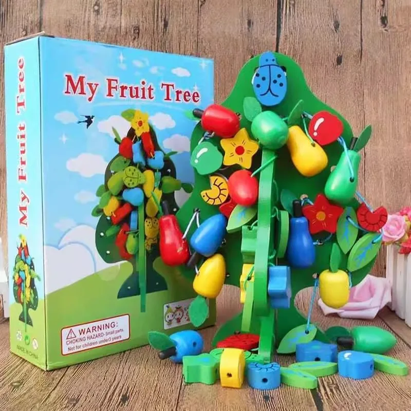 Wooden Christmas Tree Toys Animal Fruit Beads Montessori Toy Colorful Multifunction Tree Wooden Beads Education Toys
Wooden Christmas Tree Toys Animal Fruit Beads Montessori Toy Colorful Multifunction Tree Wooden Beads Education Toys