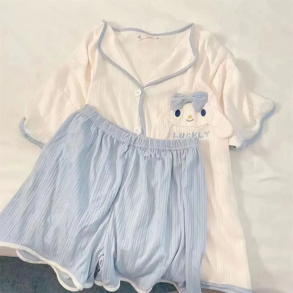 2024 New Hello Kitty Pajamas Women Kawaii Sanrio Anime My Melody Cinnamoroll Summer Short Sleeve Cartoon Home Clothes Kid Gift
2024 New Hello Kitty Pajamas Women Kawaii Sanrio Anime My Melody Cinnamoroll Summer Short Sleeve Cartoon Home Clothes Kid Gift
